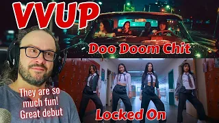 VVUP (비비업) 'Doo Doom Chit (두둠칫)' + 'Locked On (락던) MV reaction