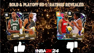 New Bold & Playoff 1st Round Recap Rating Revealed | NBA 2K24 MyTEAM