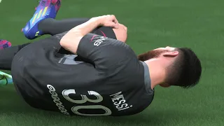 FIFA 22 PS5 - Messi injures knee after scoring incredible goal