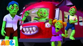Spooky Green Zombies Riding on a Crazy Bus +  More Scary Songs for Toddlers by @AllBabiesChannel