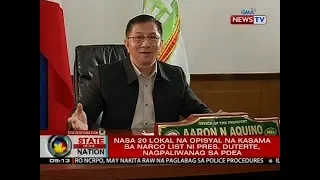 SONA: Nasa 20 lokal na opisyal na kasama sa narcolist ni Pres. Duterte, nagpaliwanag sa PDEA