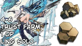 4-6 | Trust Farm | 1 Op (Ling Solo) | Fast Clear | Arknights | Orirock