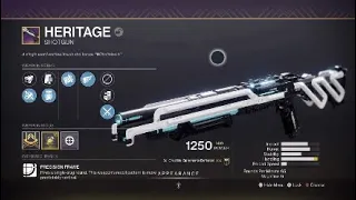 HERITAGE + SYNTHOCEPS = HAPPINESS ( Destiny 2 )[Beyond Light]