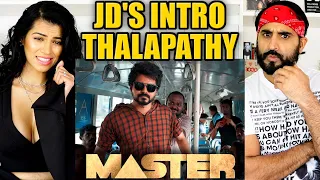 JD Intro Scene REACTION!! | Master | Thalapathy Vijay Entry Fight Scene