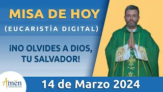 Misa de Hoy Jueves 14 de Marzo 2024 l Eucaristía Digital l Padre Carlos Yepes l Católica l Dios