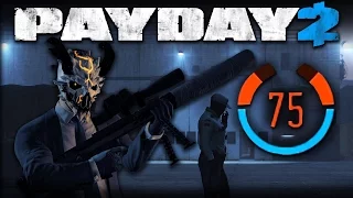 Shadow Raid - 75 Detection Risk (Payday 2 One Down Solo Stealth)