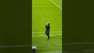 Pep Guardiola funny reaction on Benzema penalty