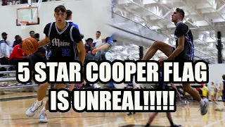 5 Star Cooper Flag is Unreal!! He's the Lebron of High School Maine United EYBL 16u vs SB Show Sd