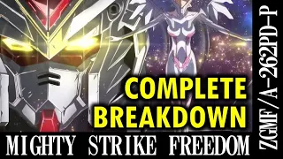 SEED FREEDOM: Mighty Strike Freedom Full Breakdown and mech analysis