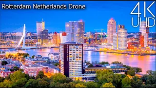 Rotterdam Netherlands in 4K UHD Drone