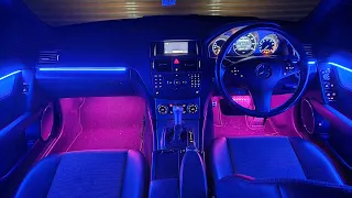 Next LEVEL! Mercedes C Class Saloon W204 LED Bead Ambient Lights | RGB LED Car Interior Lights