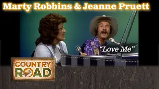 Marty Robbins with his friend Jeanne Pruett