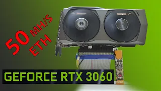 Собираю новую майнинг ферму на RTX 3060! Тест в майнинге RTX 3060, разблокировка  до 50Mh на ETH!