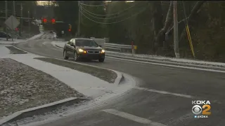 Snow Cause Slick Road Conditions For Drivers