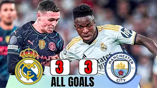 Real Madrid vs Manchester City (3-3) | All Goals Highlights | UEFA Champions League 2024