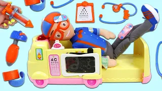 Blippi Visits Toy Ambulance Hospital Visit with Doctor Tools After Bike Accident Boo Boo!