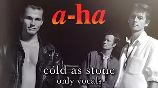 a-ha - Cold as Stone (Only Vocals)