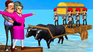 Scary Teacher 3D The Best of Troll Miss T and Hello Neighbor Black Bull COFFIN DANCE COMPILATION