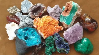 Моя коллекция минералов/My collection of minerals)