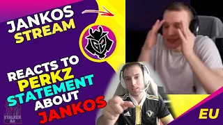 G2 Jankos Reacts to VIT Perkz Statement About Jankos 👀