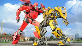 Transformers: Rise of The Beasts - Bumblebee vs Red Robot Final Fight | Paramount Pictures [HD]