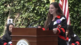 Maya Aronoff '19 speaks at Princeton's 2019 Class Day