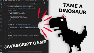 Built Chrome Dinosaur JavaScript Game in 15 minutes