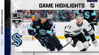 Kings @ Kraken 4/27 | NHL Highlights 2022