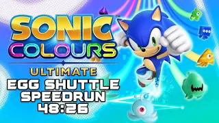 Breaking more minute barriers! - Sonic Colours Ultimate Egg Shuttle speedrun in 48:26