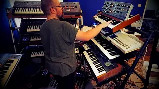 Behringer PolyD, Behringer Toro, Elex K4 and Korg Poly61 - melancholic noodling in Cm ;)