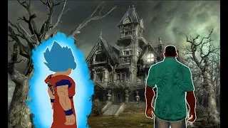 CJ y Goku Entran en la Casa Embrujada - GTA San Andreas Loquendo