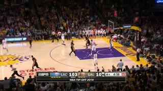 Jeremy Lin waves off Kobe Bryant and scores!