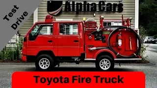 1993 Toyota HiAce Fire Truck from Japan, Test Drive, AlphaCars