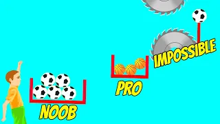 Attempting The IMPOSSIBLE BALL THROW! | Happy Wheels