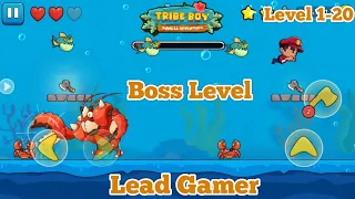 Tribe boy jungle adventure Game Level 1-20 | Boss Level | #games #youtube #gaming