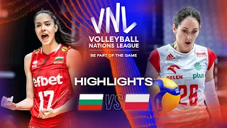 🇧🇬 BUL vs. 🇵🇱 POL - Highlights Week 3 | Women's VNL 2023