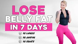 LOSE BELLY FAT in 7 Days 🔥 30min Tabata Belly Fat Loss Workout All Standing Workout, Knee Friendly