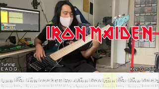 Iron Maiden - Revelations | Bass Cover (TAB/sheet music included)