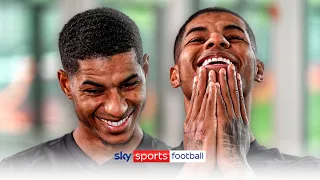 "I was a GOALKEEPER!" 🤯 | Marcus Rashford REACTS to quotes about him!