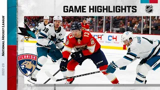 Sharks @ Panthers 2/9 | NHL Highlights 2023