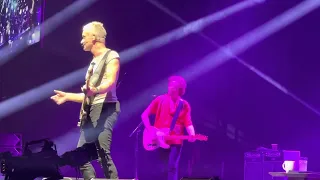 Sting live in Lille, France. Oct 2022. Walking on the Moon/ So Lonely/ No Woman No Cry