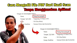 How to Edit PDF Files From Scan Results Without Using an Application