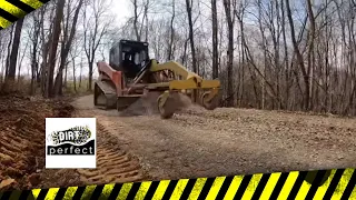 Brush fire, concrete demo, finishing the barn pad and driveway, trying to beat the snow!