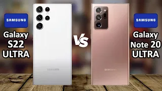 Samsung Galaxy S22 Ultra Vs Samsung Galaxy Note 20 Ultra