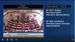 Senate Floor Session - 04/18/23