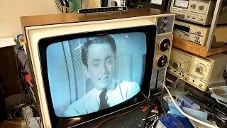 Repair of a 1965 RCA af-141w 19" b&w vacuum tube tv. Part 4/4. FIXED.