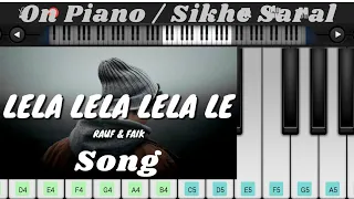 Lela Lela Lela le indir | on piano tutorial | #copyhell | #shorts | #youtube