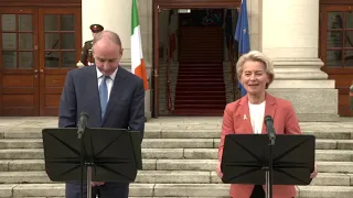 President von der Leyen in Dublin - Joint statement with Prime Minister Micheál Martin