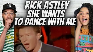 ABSOLUTELY LOVE IT!| FIRST TIME HEARING Rick Astley  - She Wants To Dance With Me REACTION