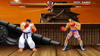 SHIN RYU vs ROCKY BALBOA - High Level Awesome Fight!